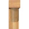 Ekena Millwork Traditional Block Rough Sawn Bracket w/ Offset Brace, Western Red Cedar, 6"W x 16"D x 16"H BKT0604X16X16TRA05RWR - alternate 4